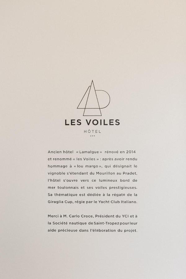 Hotel Les Voiles Toulon Exterior foto